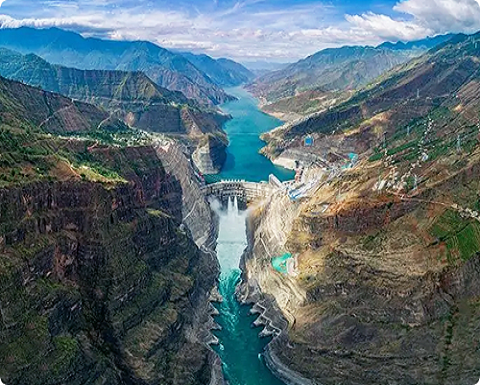 Baihetan hydropower station